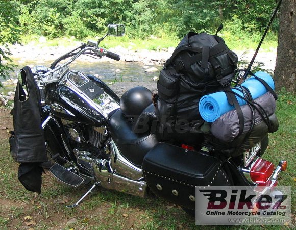 Sacoche Latérale Moto Suzuki Intruder VL 1500 - Cuir Synthétique 20L Gauche